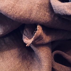 Natural cotton earthy shawl coffee brown scarf